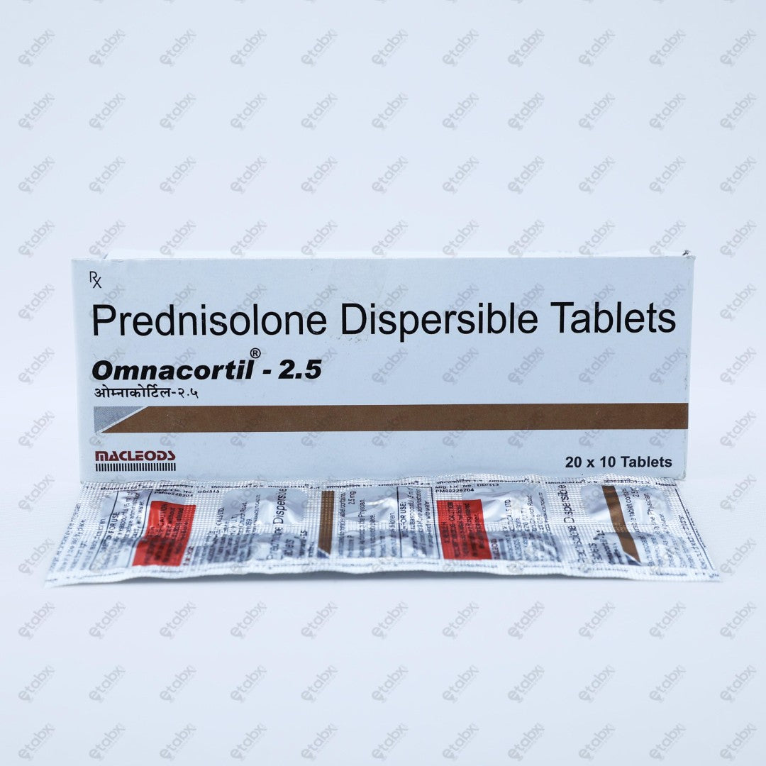 Omnacortil 2.5mg Tablet 10's