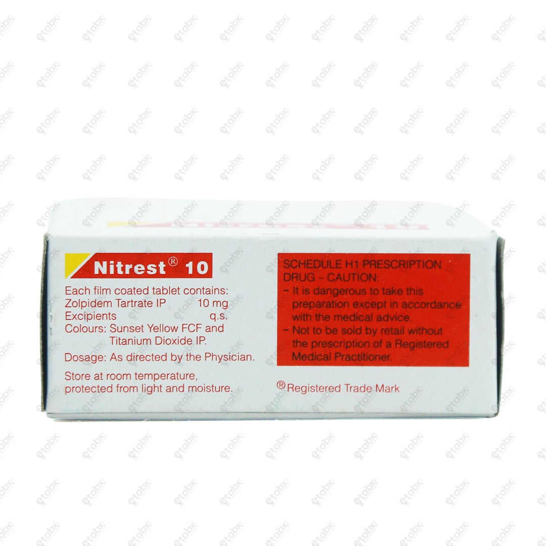Nitrest 10 Tablet 10's