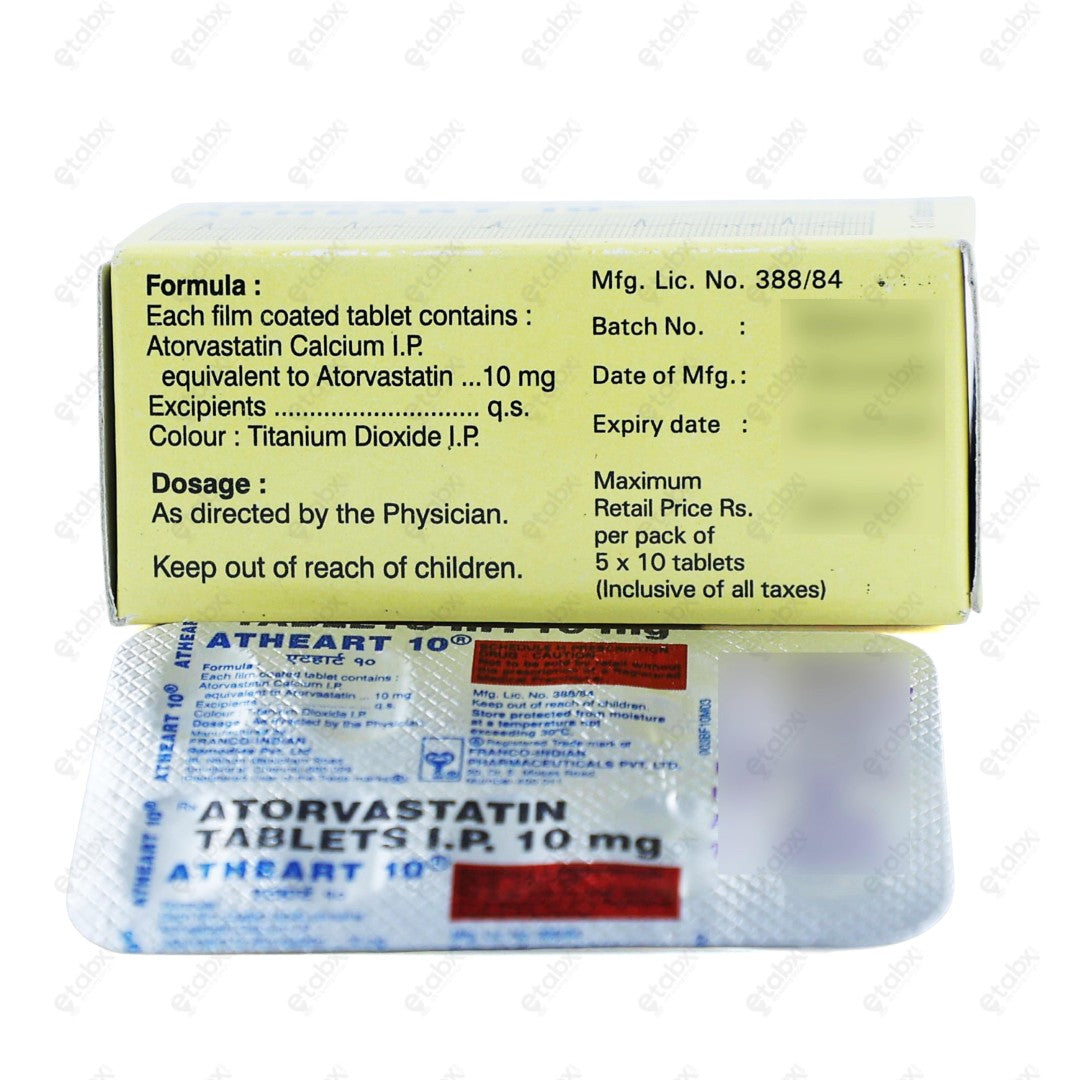 Atheart 10mg Tablet 10's
