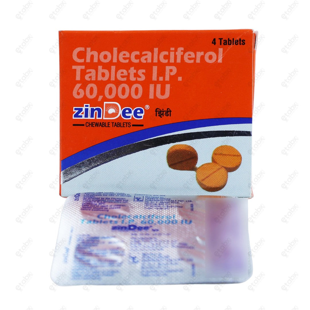 Zindee Chewable Tablet 4's