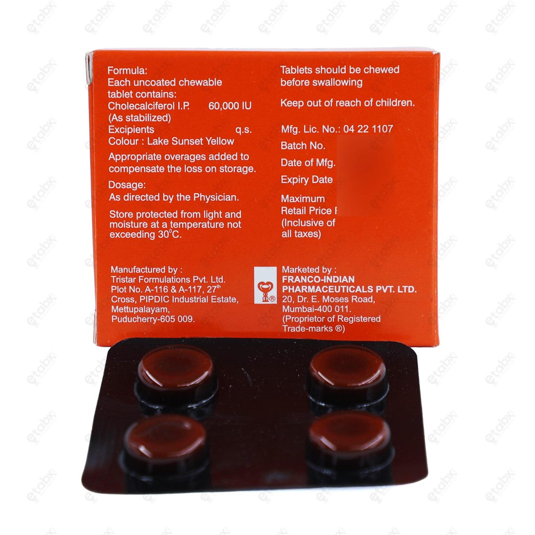 Zindee Chewable Tablet 4's