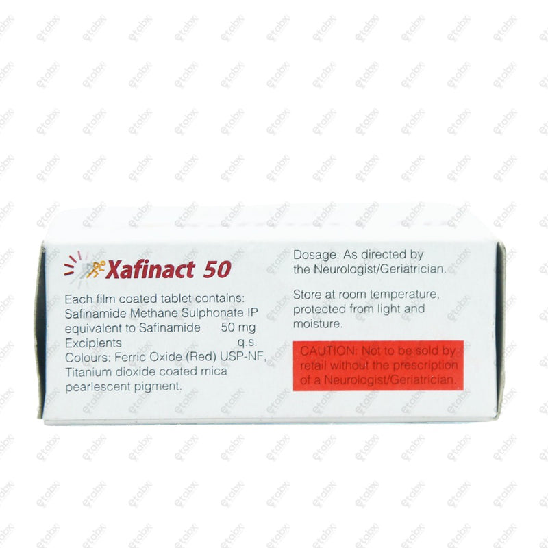 Xafinact 50mg Tablet 10's