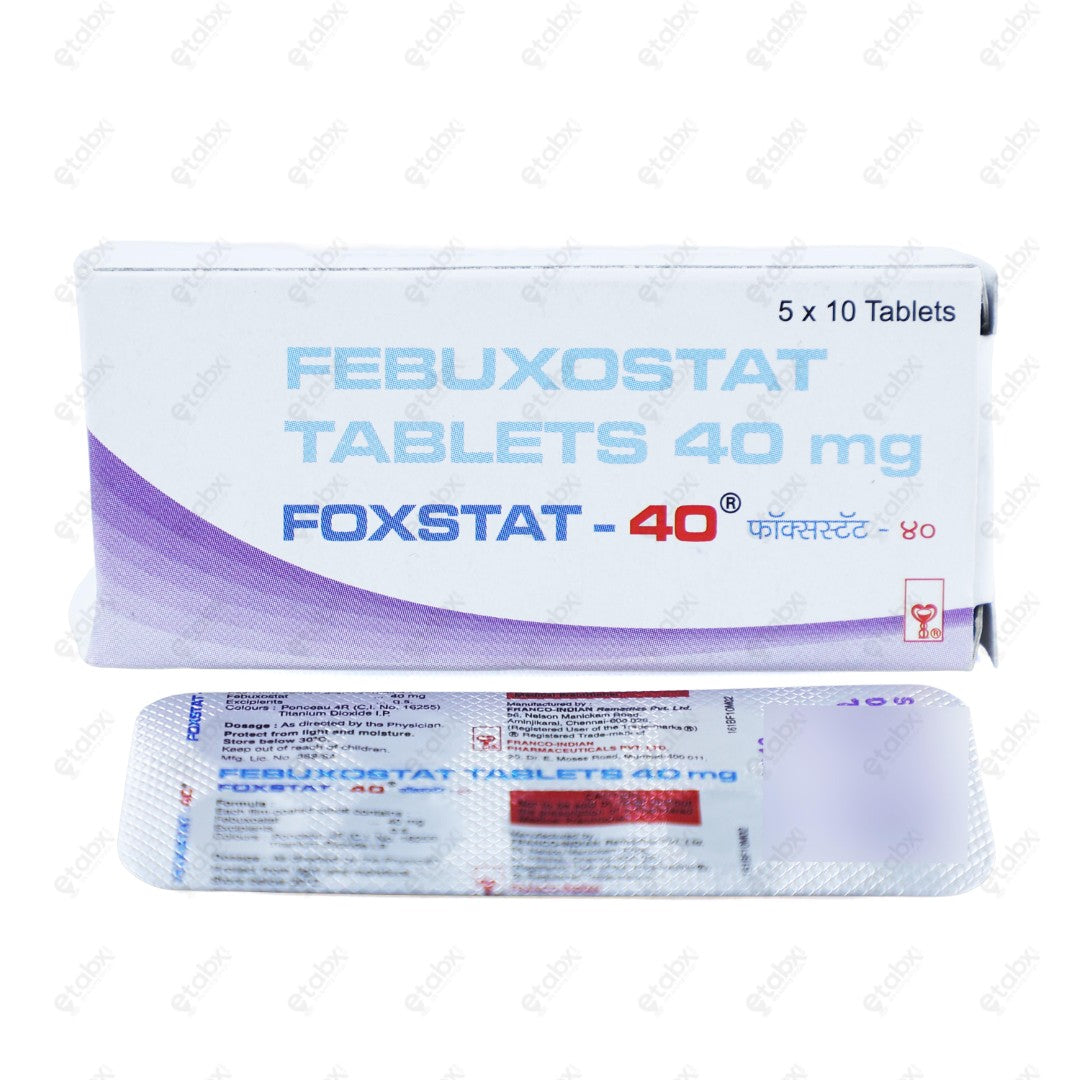 Foxstat 40mg Tablet 10's