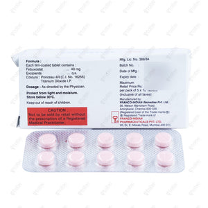 Foxstat 40mg Tablet 10's