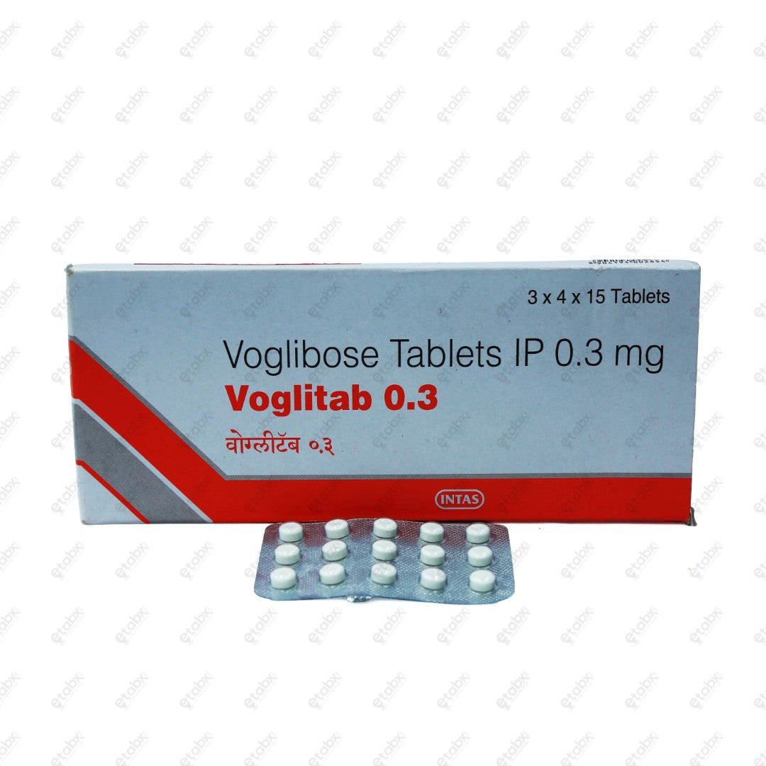 Voglitab 0.3mg Tablet 15's