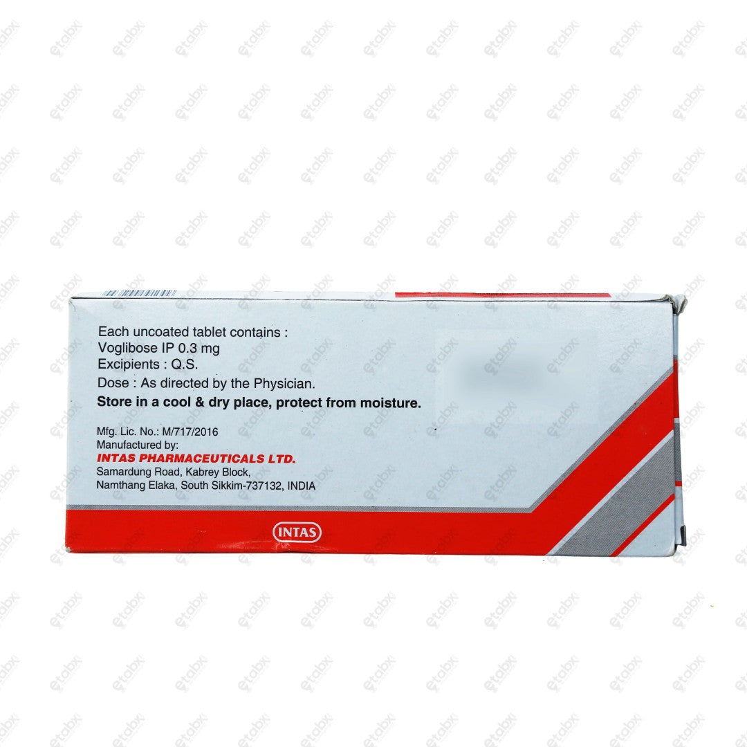 Voglitab 0.3mg Tablet 15's