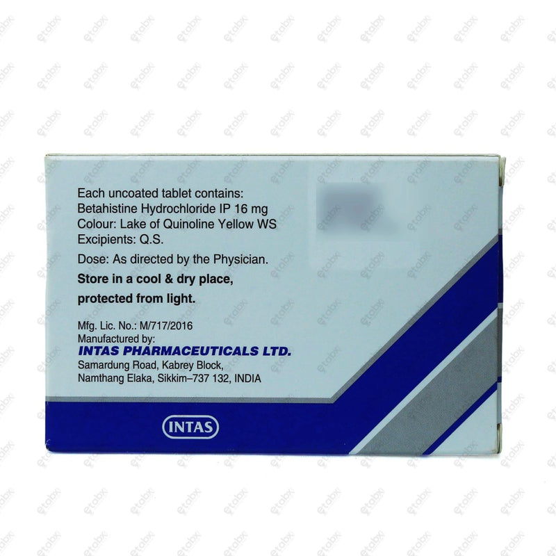 Zevert MD 16mg Tablet 15's