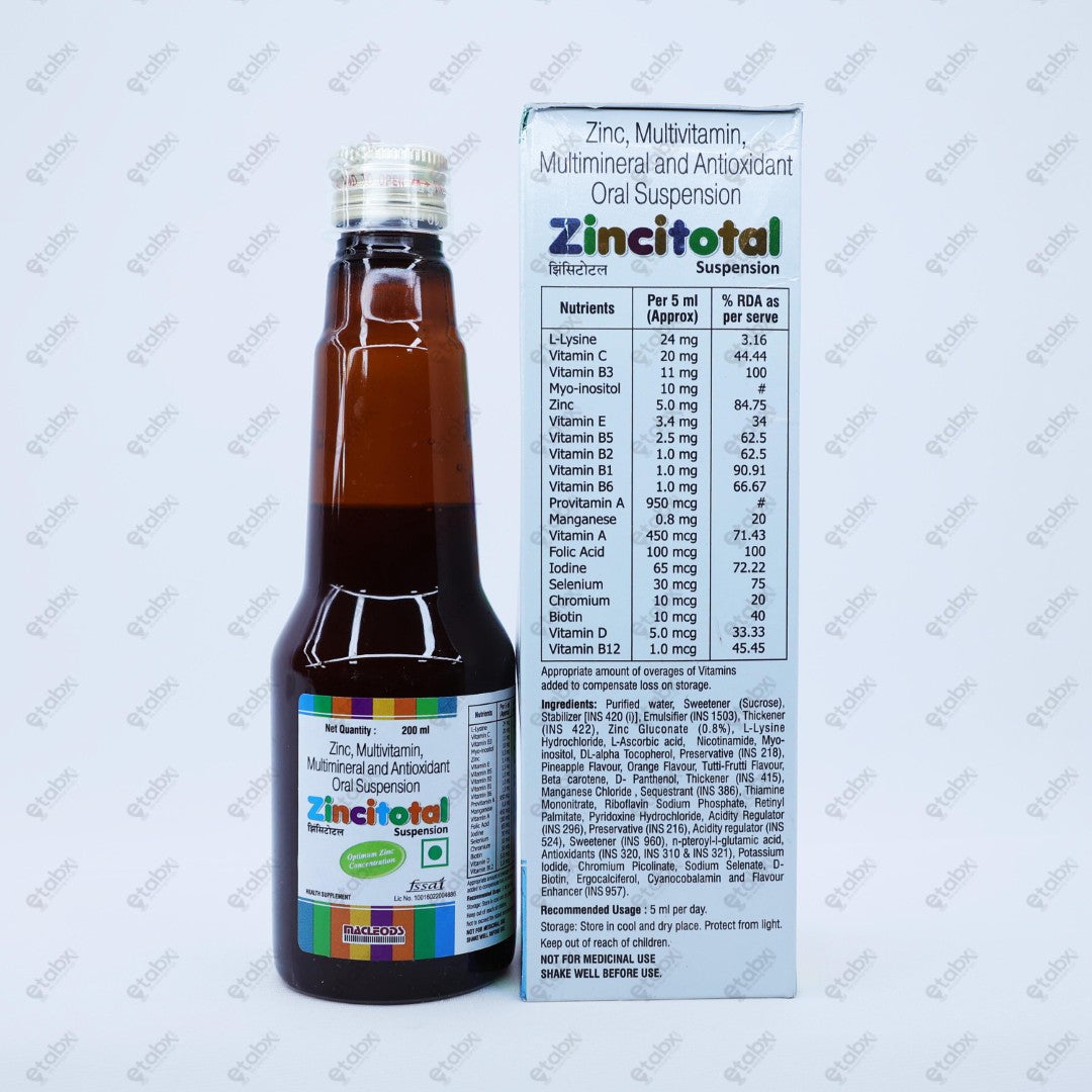 Zincitotal Syrup 200ml