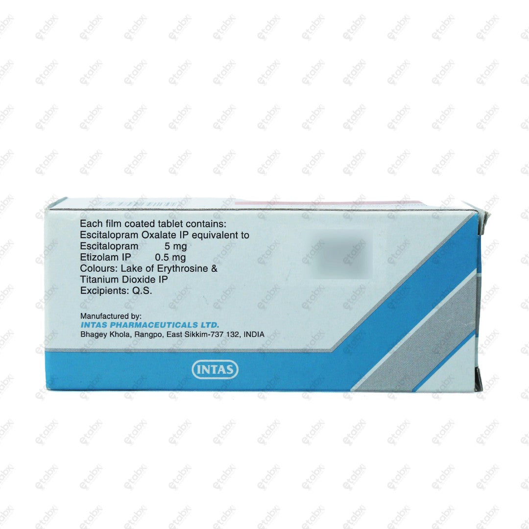 Etilaam S 5mg Tablets 10's