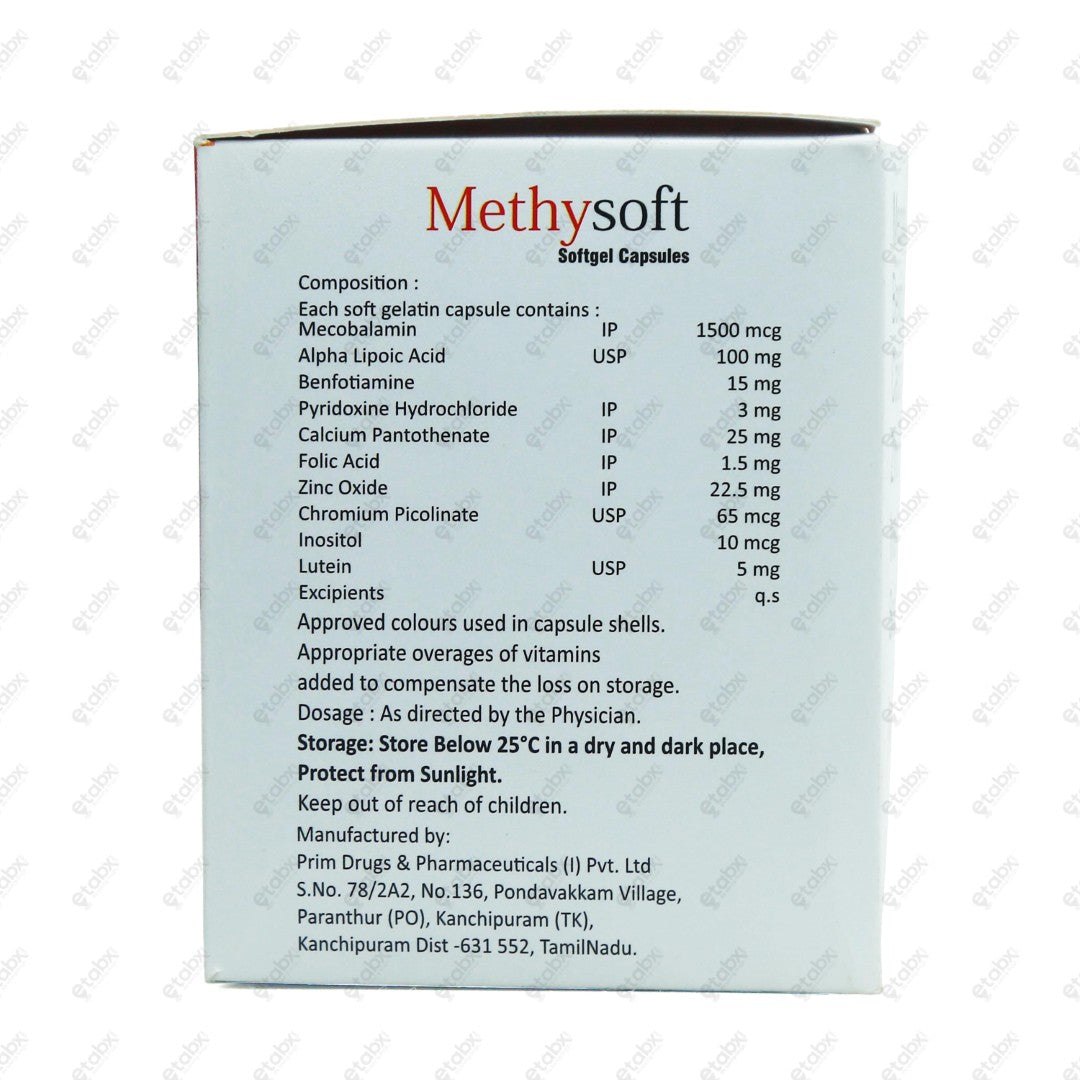 Methysoft Softgel 15's