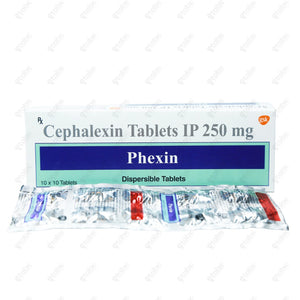 Phexin 250mg Tablets 10s