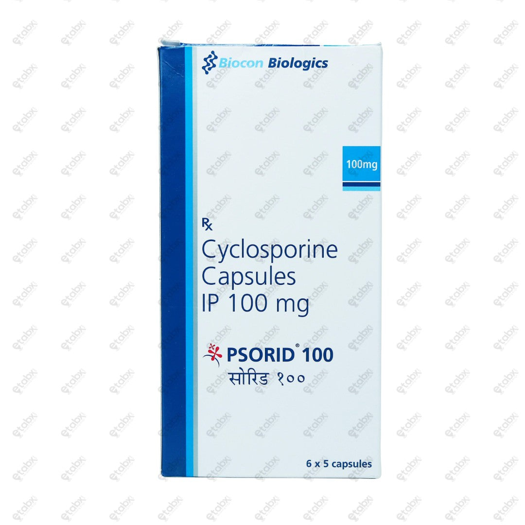Psorid 100mg Capsule 5's