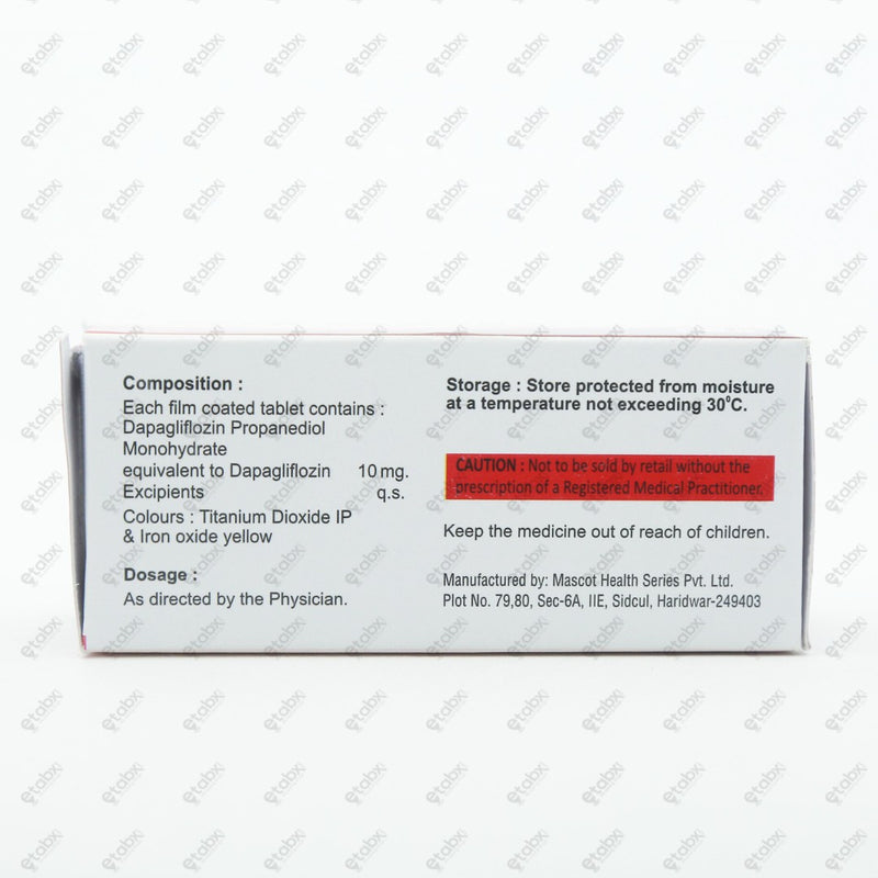 Dapa Cad 10mg Tablet 10s