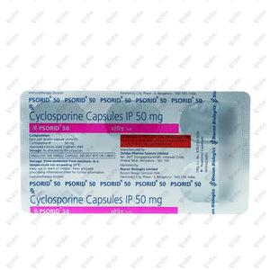 Psorid 50 Capsule 5's