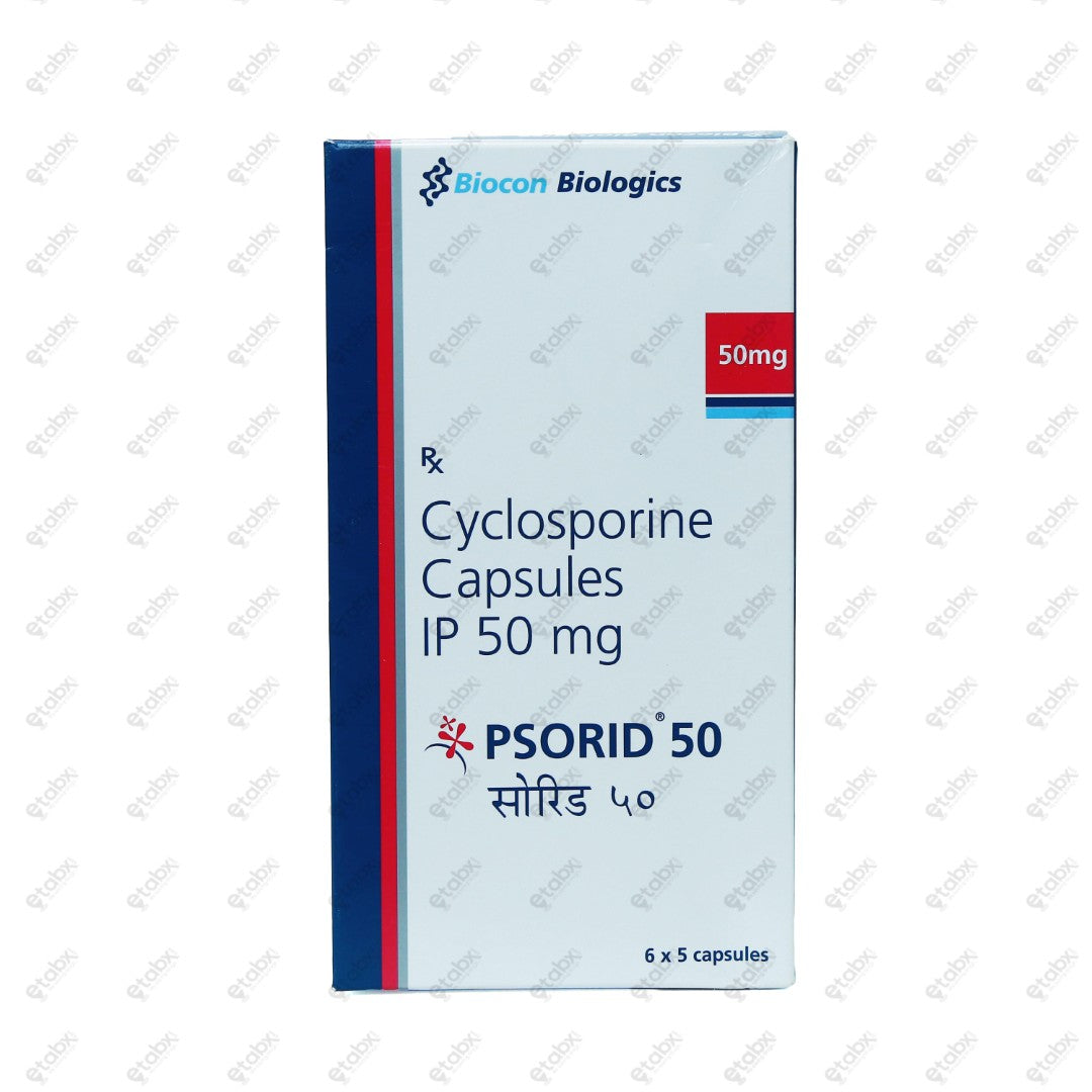 Psorid 50 Capsule 5's