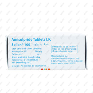 SOLIAN 100mg Tablet 10's