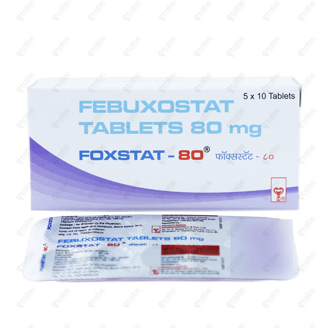 Foxstat 80mg Tablet 10's