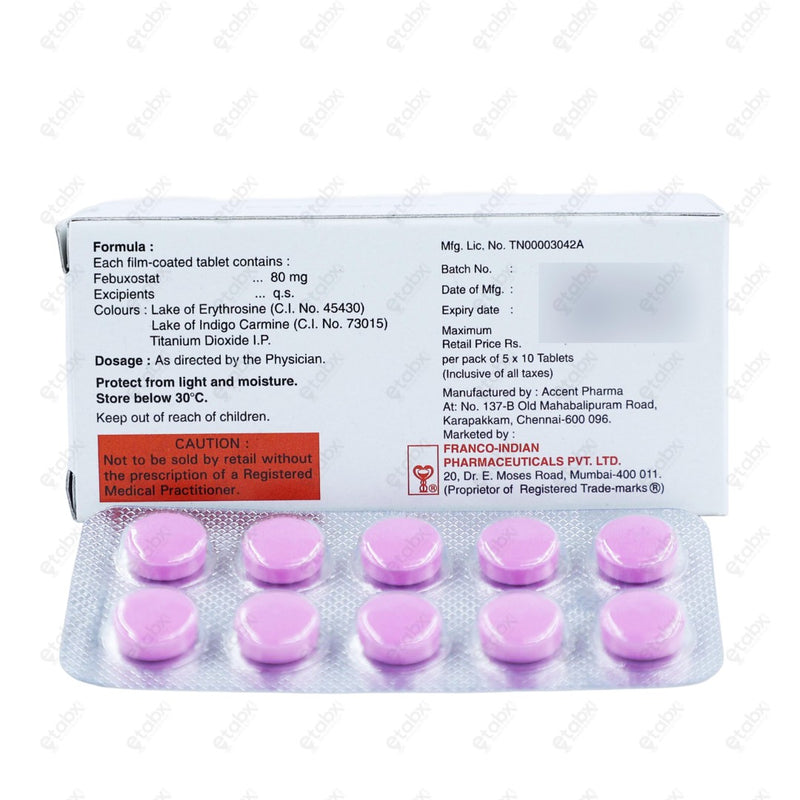 Foxstat 80mg Tablet 10's