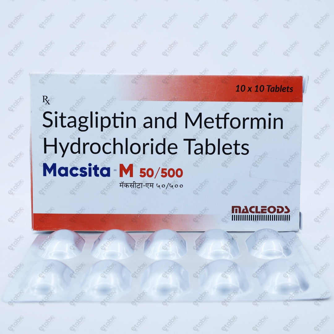 Macsita M 50/500 Tablet 10's