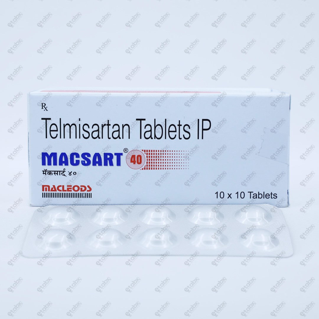 Macsart 40mg Tablets 10's