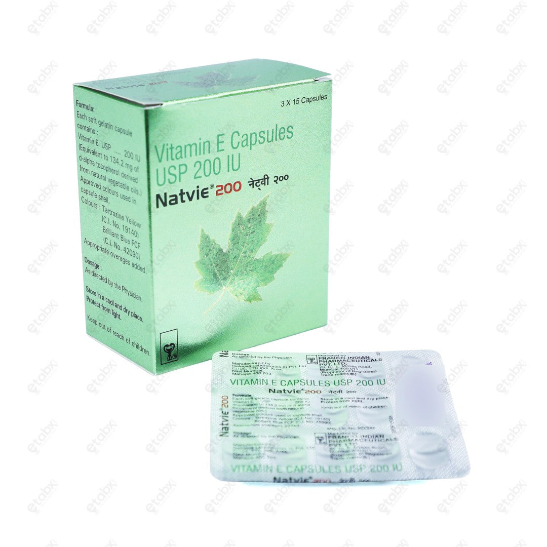 Natvie 200 Capsule 45's
