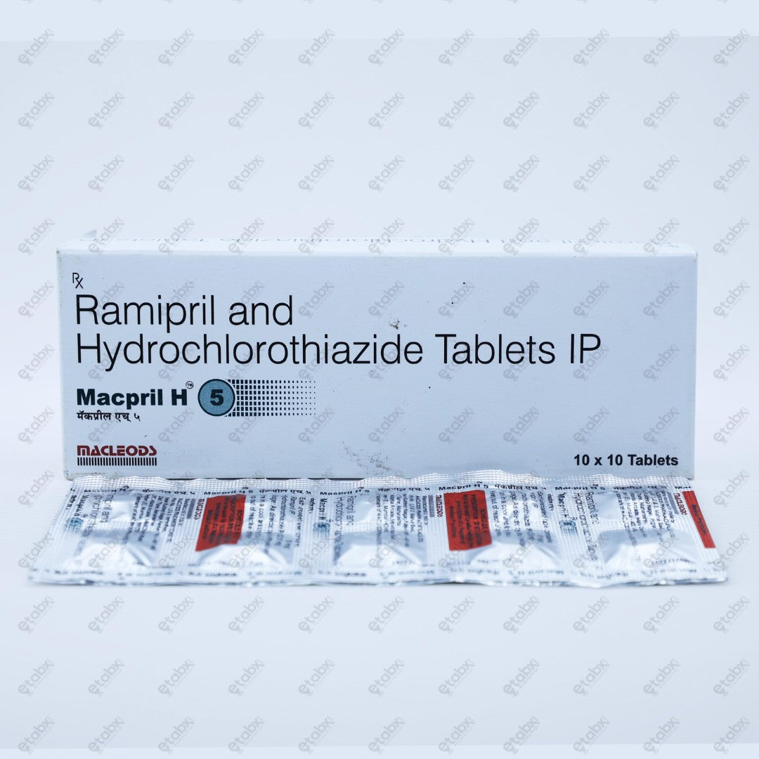 Macpril H 5mg Tablet 10's