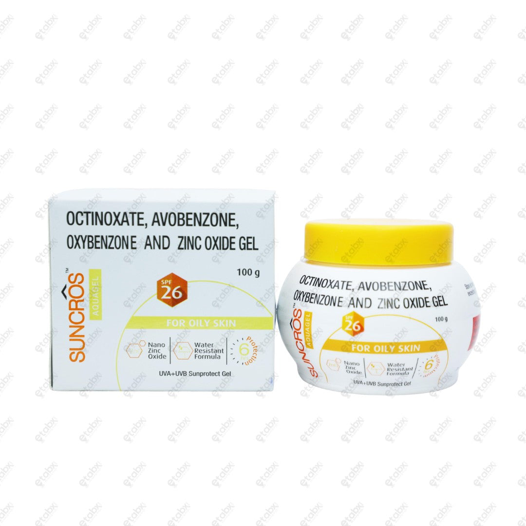 Suncros SPF 26 Aquagel 100gm