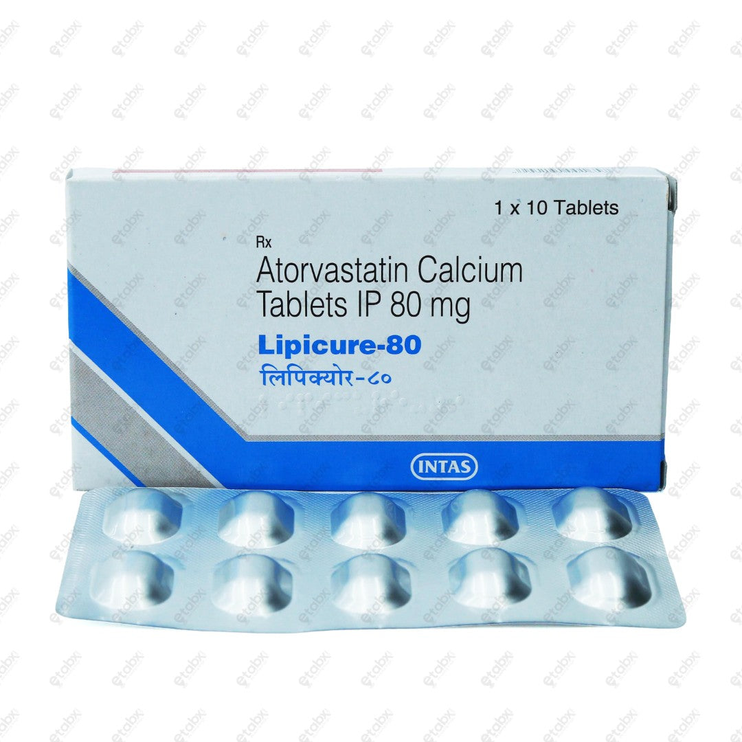 LIPICURE 80mg Tablets (10's)