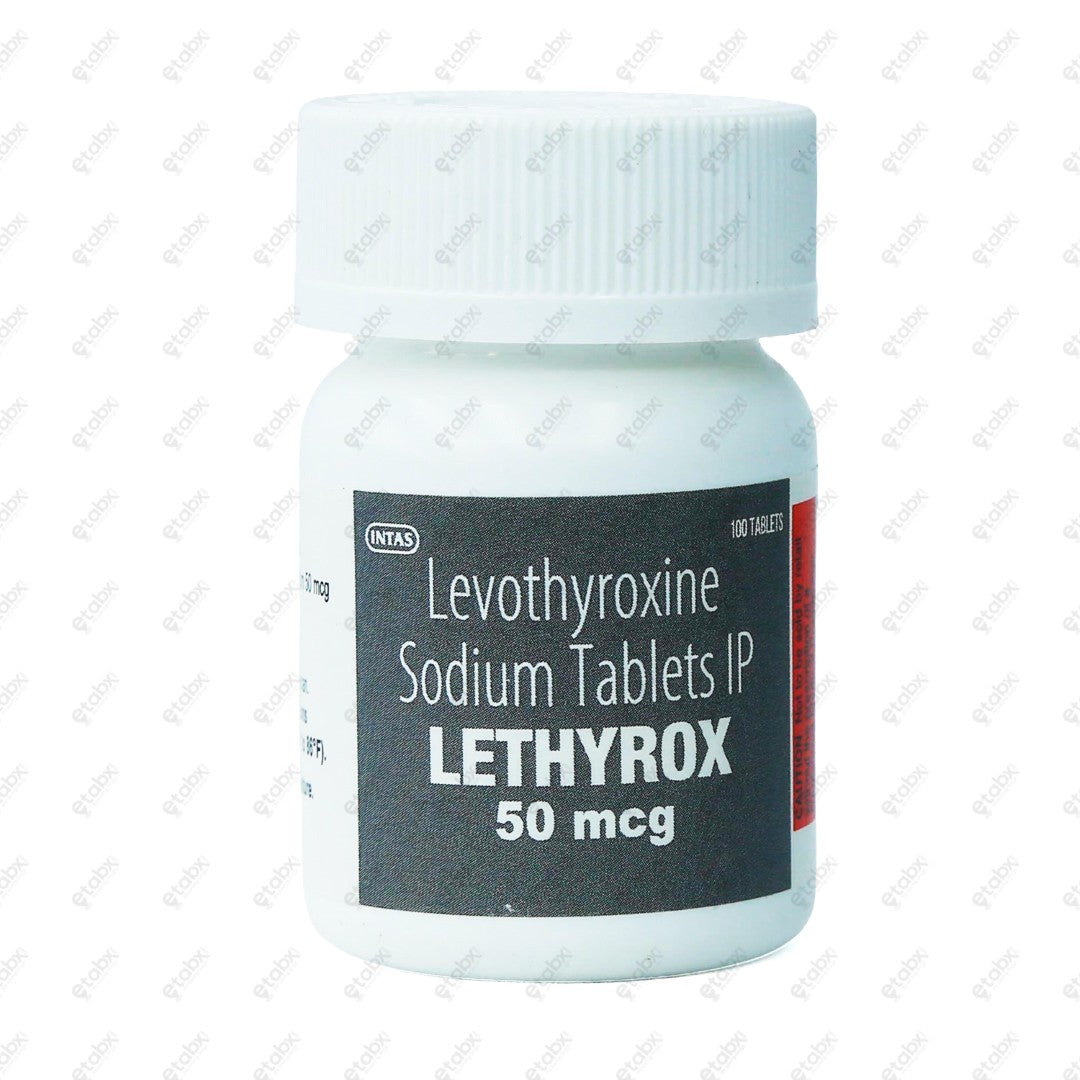 Lethyrox 50mcg Tablets 100's