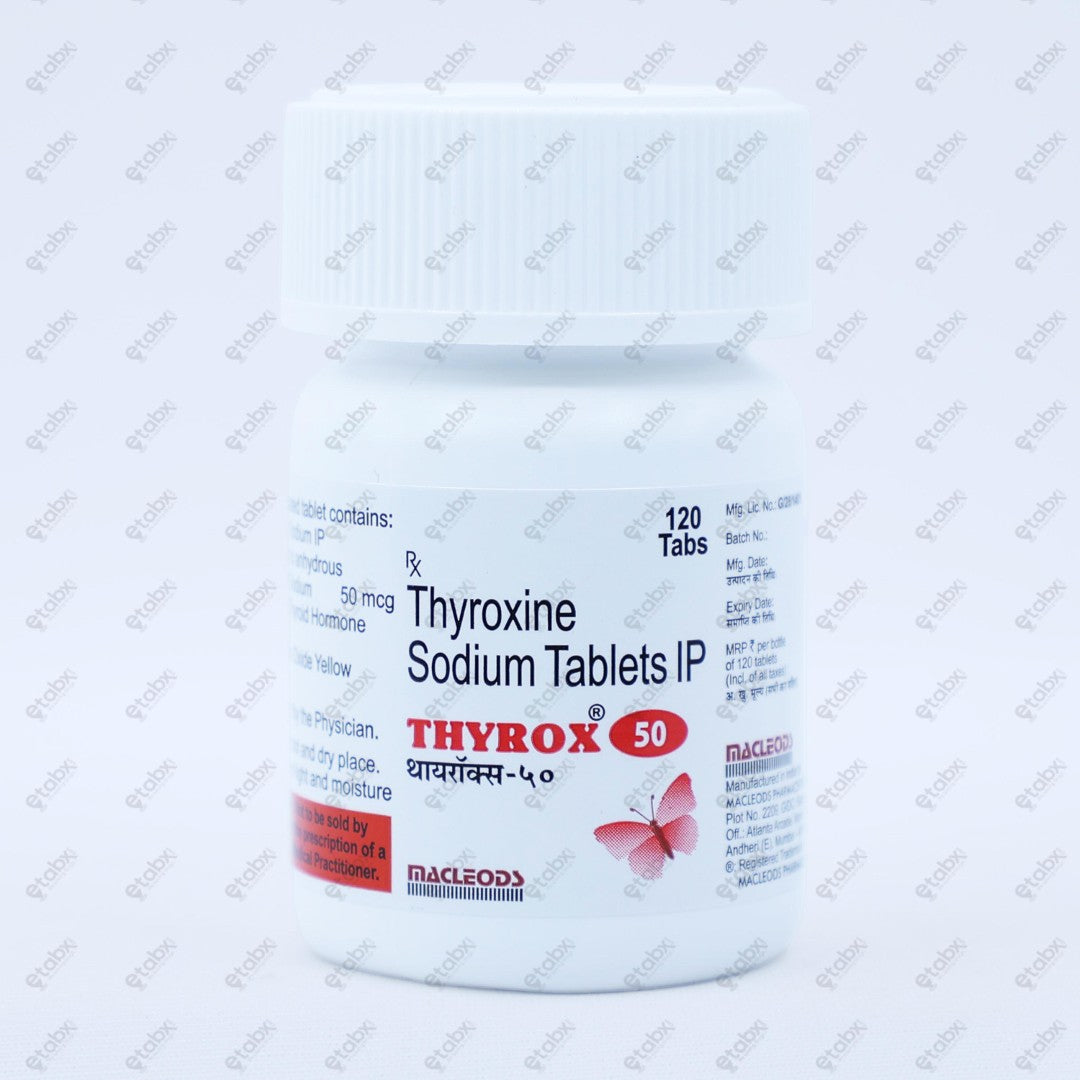 Thyrox 50mcg Tablet 120s