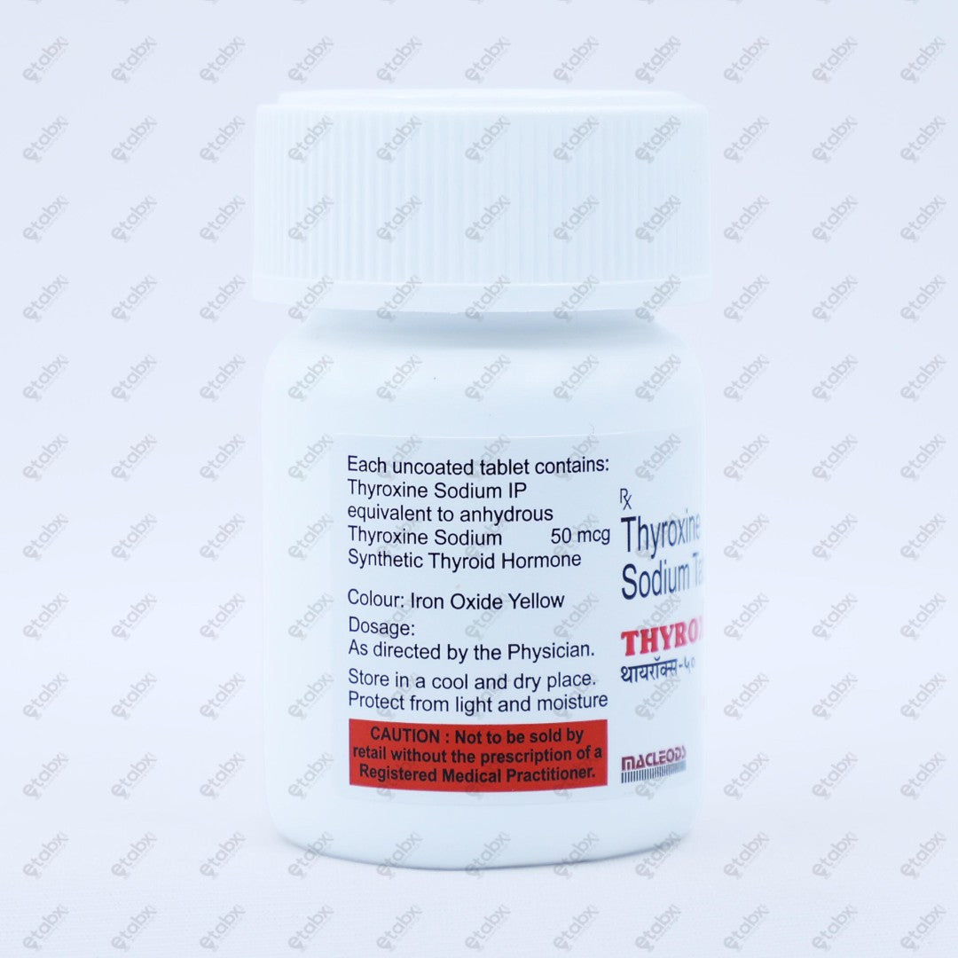 Thyrox 50mcg Tablet 120s