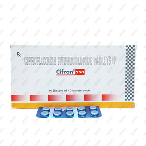 Cifran 250mg Tablet 10's