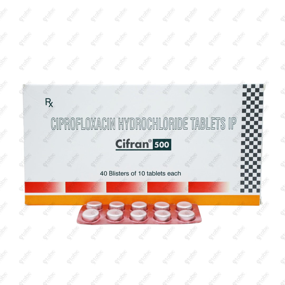 Cifran 500mg Tablet 10's
