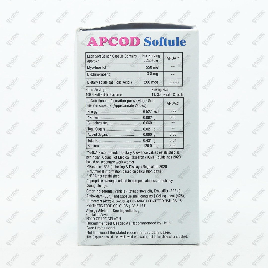 Apcod Softule Capsules 10's