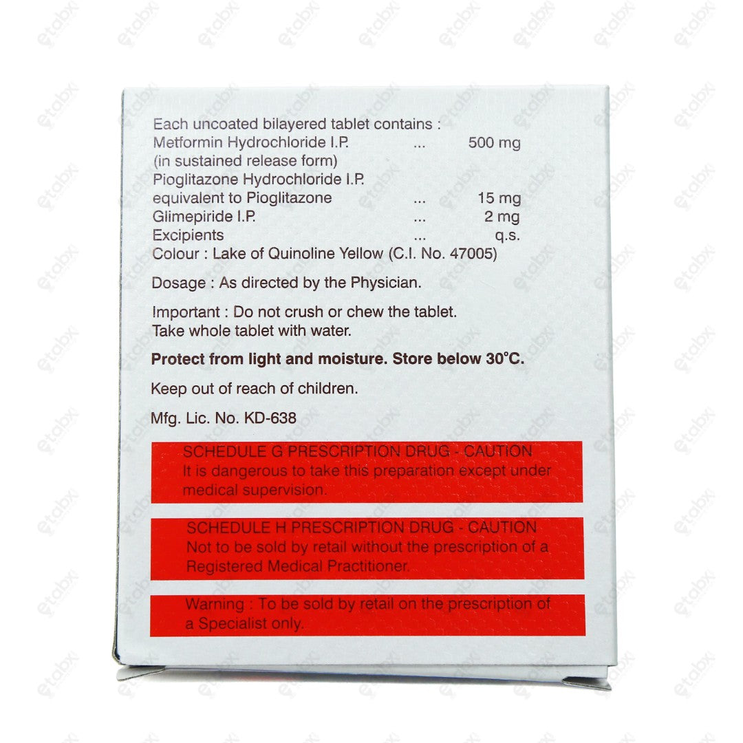 Glyciphage PG2 Tablet 15's