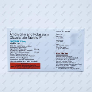 Polyclav 625mg Tablet 10's