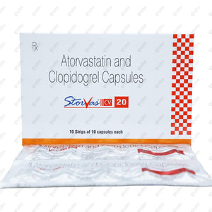 Storvas CV 20mg Tablet 10's