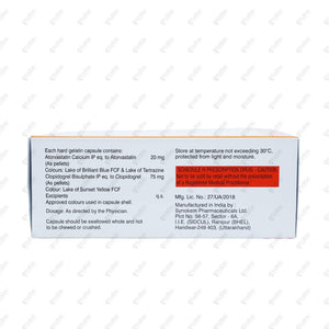 Storvas CV 20mg Tablet 10's