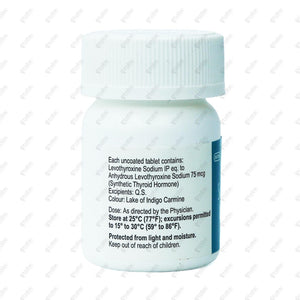 Lethyrox 75mcg Tablets 100's