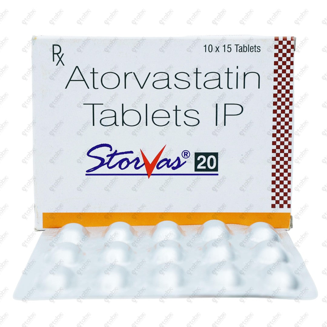 Storvas 20mg Tablet 15's