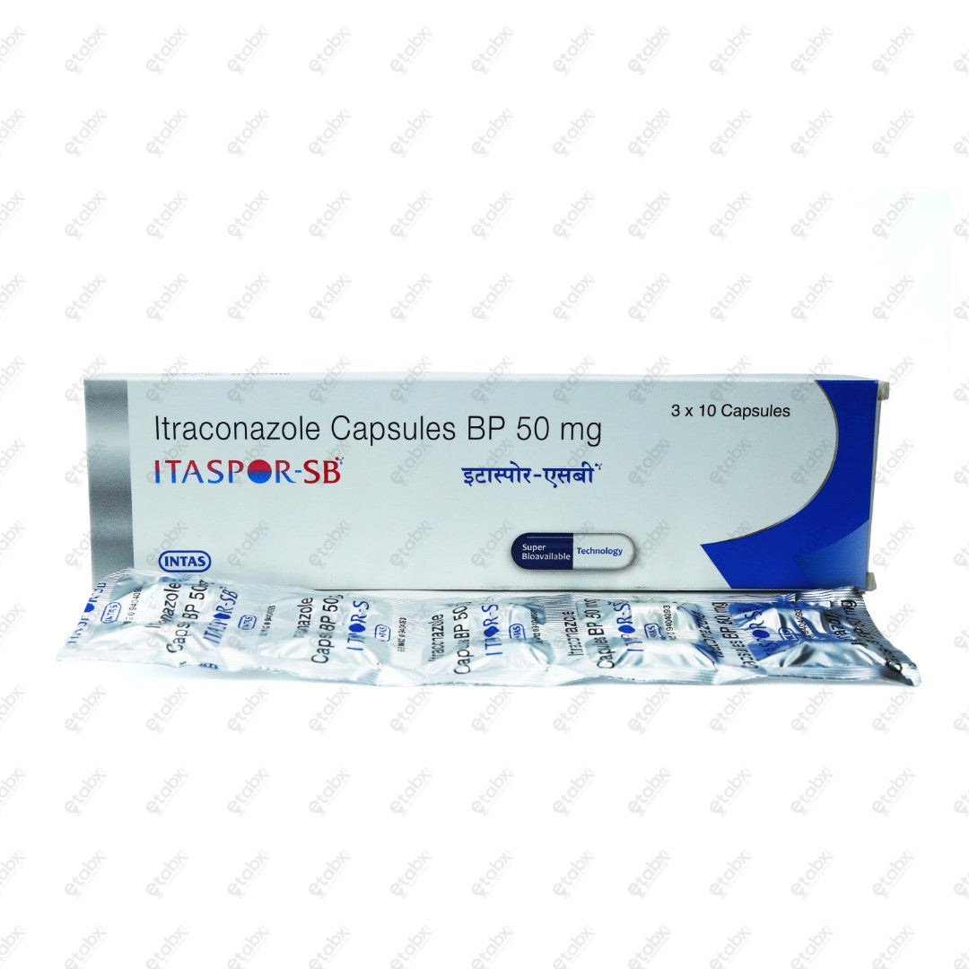 Itaspor 50mg SB Capsule 10's