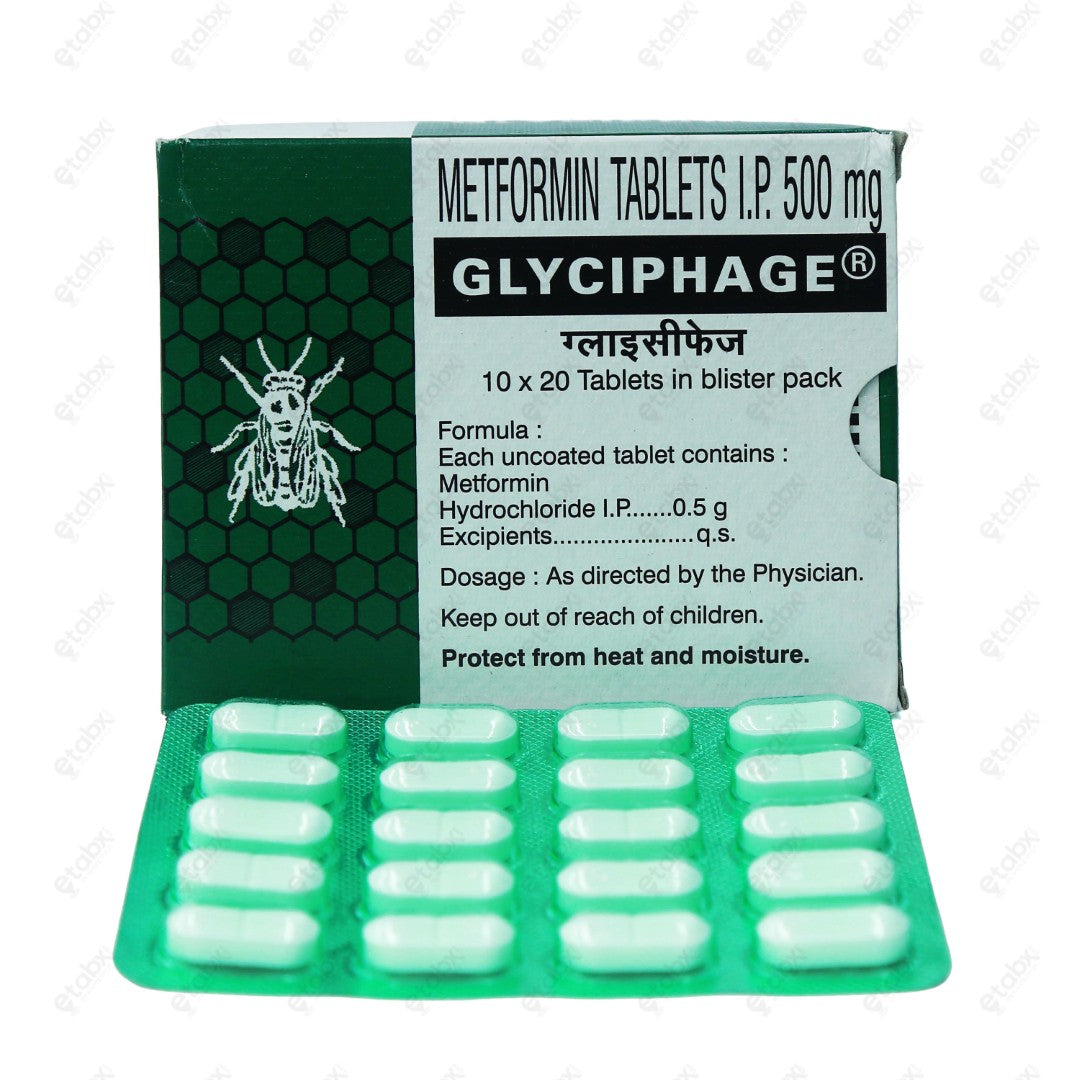 Glyciphage 500mg Tablet 20's