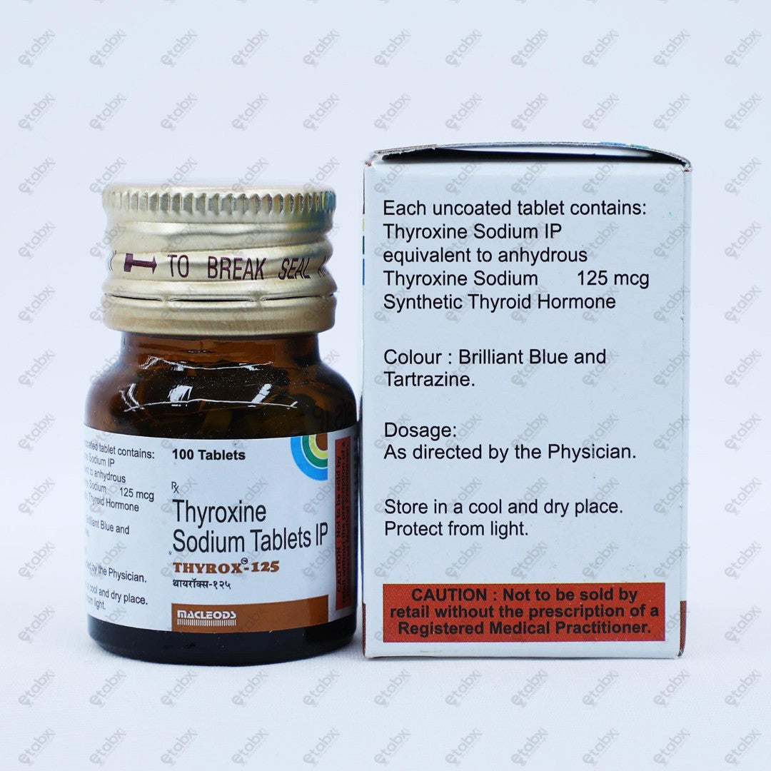 Thyrox 125mcg Tablet 100s