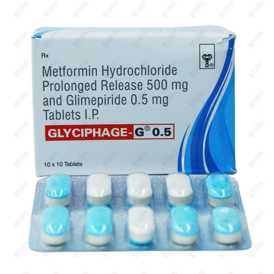 Glyciphage G 0.5MG Tablet 10's