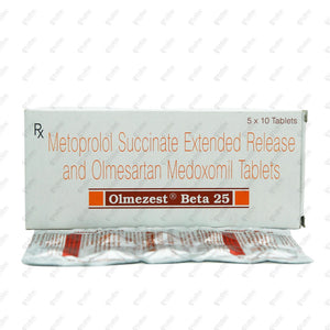 Olmezest Beta 25mg Tablets 10's