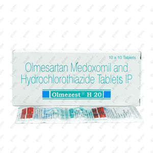 OLMEZEST H 20mg Tablet 10's