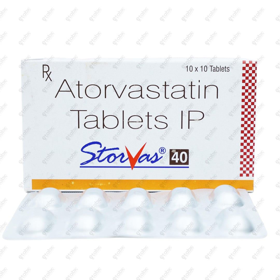Storvas 40mg Tablet 10's