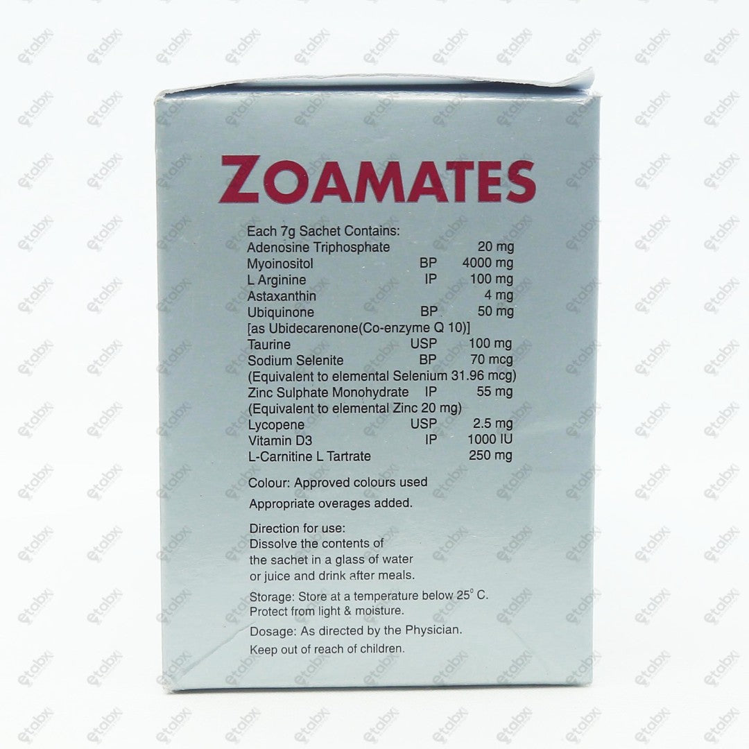 ZOAMATES 7GM Sachet 1's