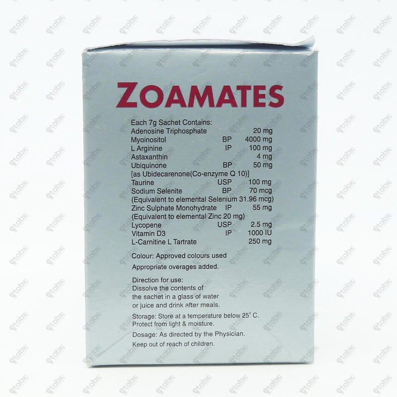 ZOAMATES 7GM Sachet 1's