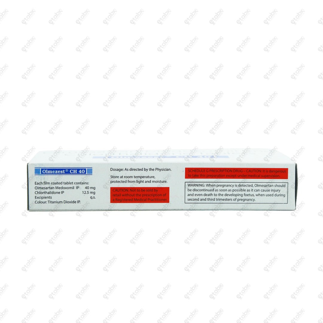 Olmezest CH 40mg Tablet 10's